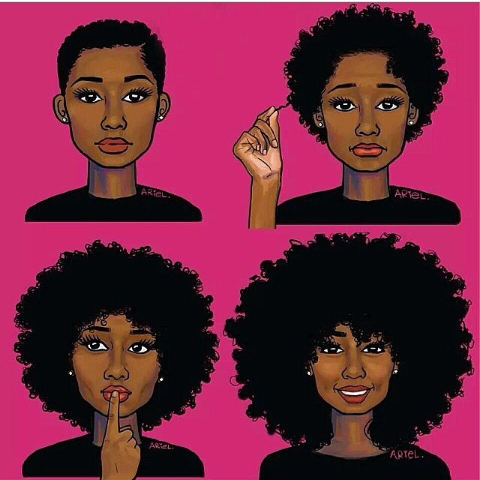Du big chop au cheveux longs: Comment optimiser la pousse des cheveux Afros  en quelques gestes simples | Thegirlzlifemagazine